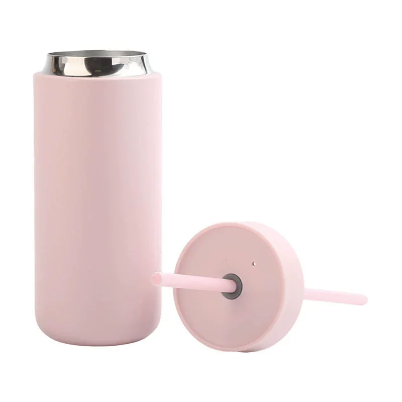 Custom Logo 16oz car coffee Cafe Water Bottle Drink Milk cup stainless steel insulation cup double layer vacuum mug coffee cup