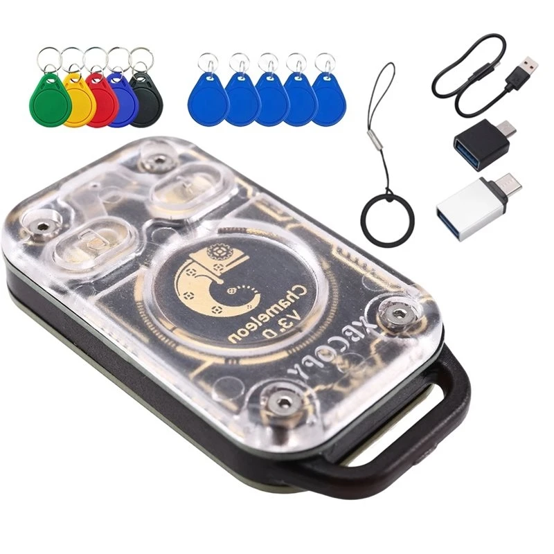 カメレオンv30-125k-1356m-rfidスマートチップエミュレーター-リーダー-5xuid-cuidキーチェーン-id-icカード-nfcデュプリケーター-タグコピーヤー-コピー機-y41a