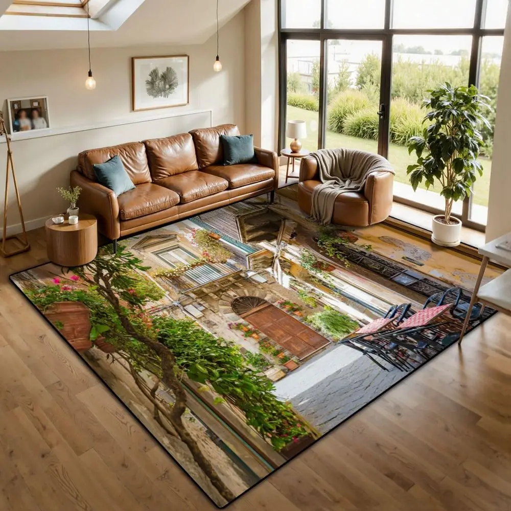 

Large Washable Area Rugs for Living Room, Bedroom, Outdoor Spaces, and Home Office Decor