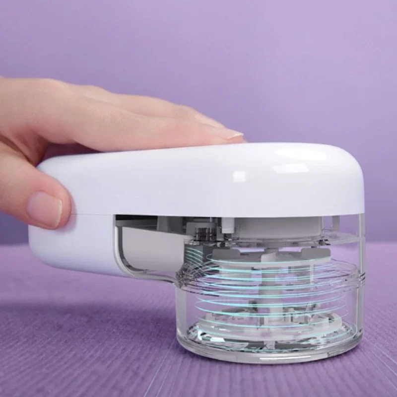 شاومي Mijia الكهربائية الوبر مزيل المحمولة لطيف القطط الصغيرة على شكل الشعر الكرة قادين الملابس الشعر المقص مزيل الحلاقة