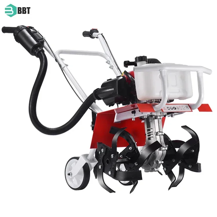 

New Type Of Home Garden Management Machine Gasoline Agricultural Tools Two-Stroke Small Rotary Tiller Hoeing Cultivator