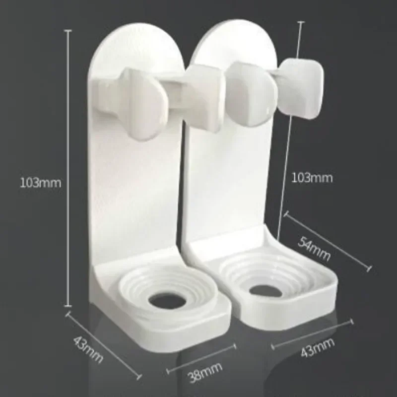 Electric Toothbrush Wall-Mounted Holder Space Saving No Punching Bathroom Accessories Toothbrush Stand Rack Organizer