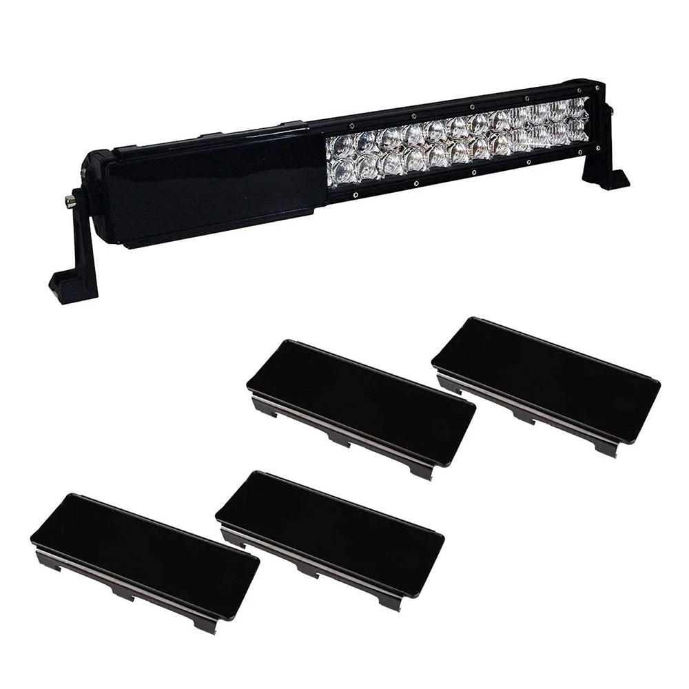 غطاء عدسة أسود واقٍ مقاس 20 بوصة لشاحنة الضوء LED للطرق الوعرة 4WD SUV ATV-A97E #3