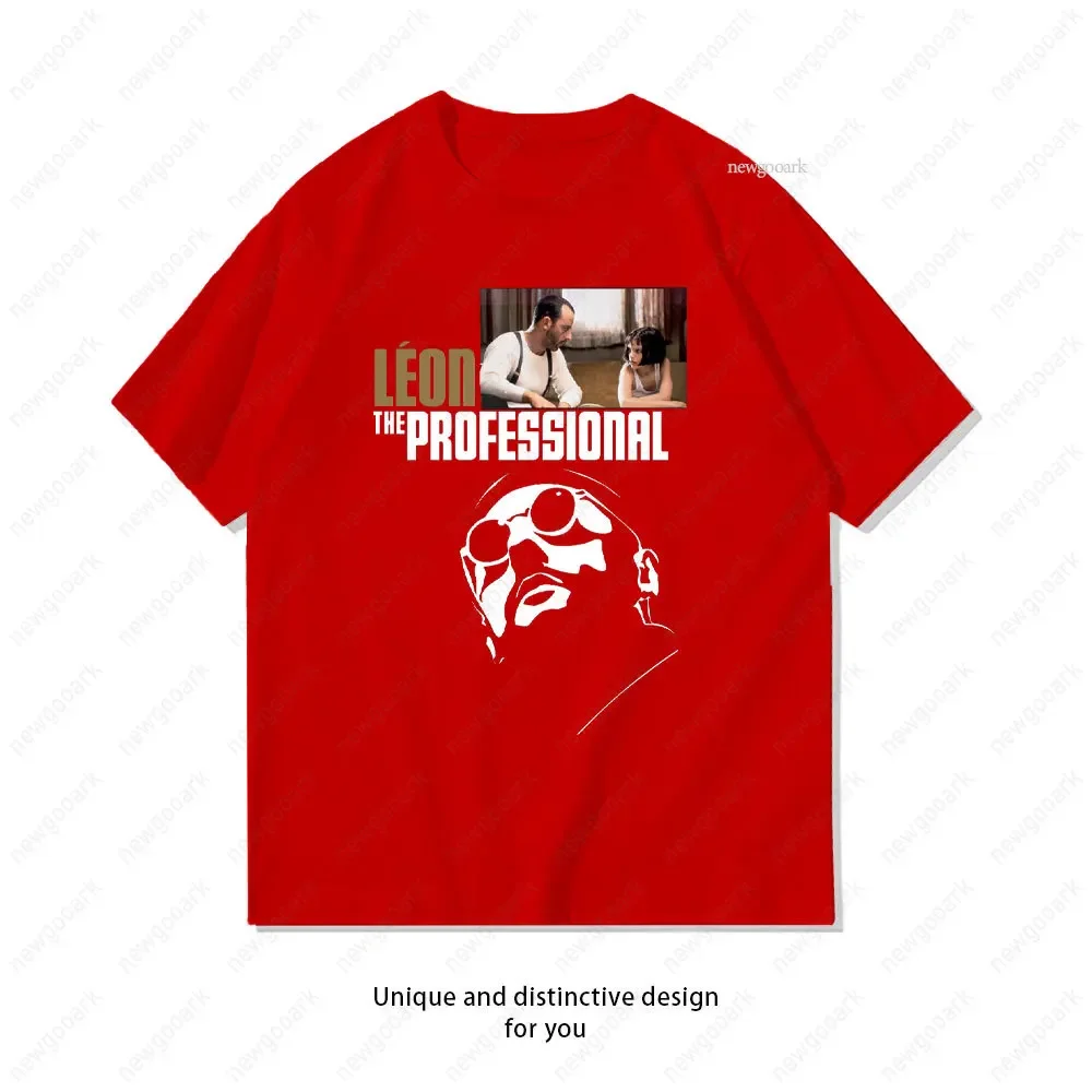 Leon The Professional Movie T-shirt Woman Man Casual Cotton Printed T Shirts Creative Streetwear Camisetas Tops Tee Short-sleev