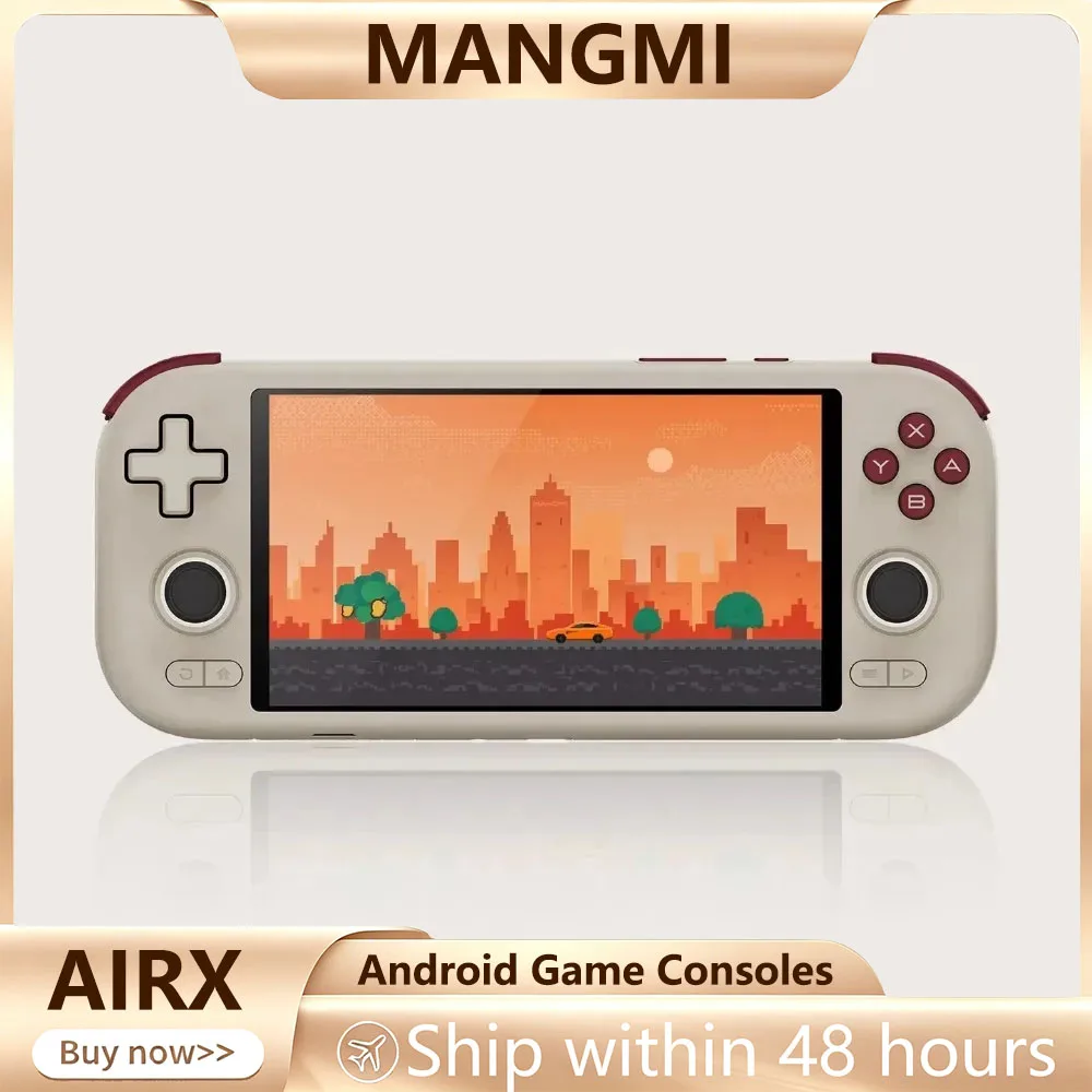 MANGMI AIRX Android Game Consoles 5.5''IPS 4K Ultra HD Screen Touch Screen 15W Fast Charging RGB Joystick Retro Game Console