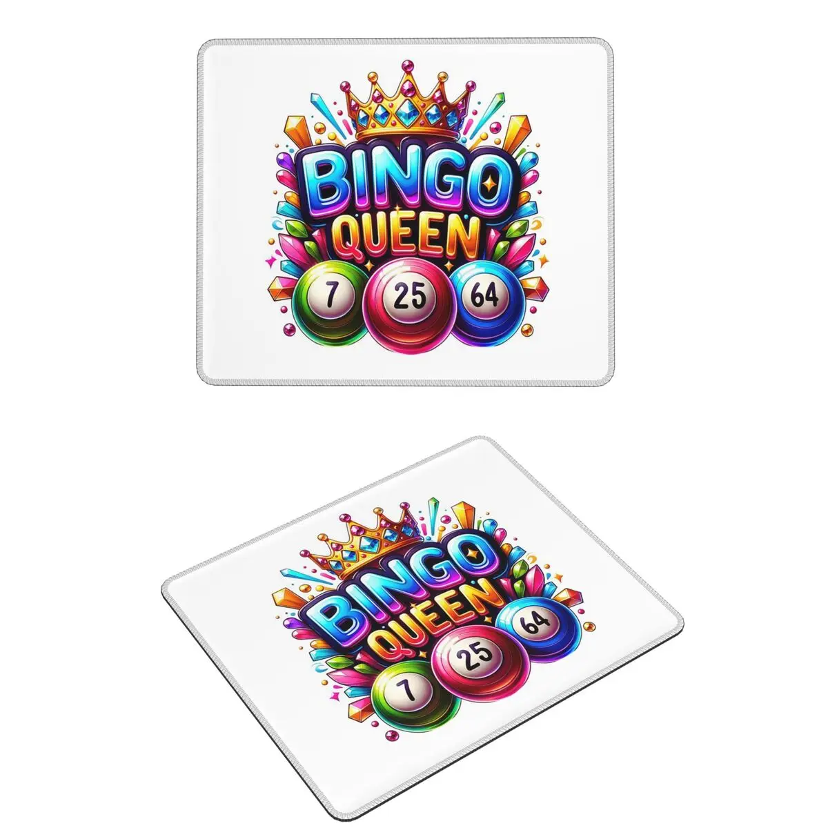 

Bingo Queen Best Player Of Vacation Bingo Mouse Pad Computer Keyboard Mouse Mat Gamer Laptop Desk Mat Office Table Mats