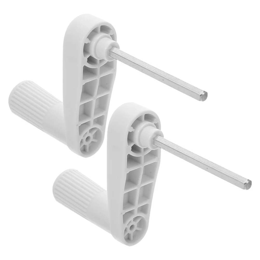 

2Pcs Crank Handle for Table Lift 6mm Diameter Manual Revolving Knob Replacement Versatile Hand Crank Tool for Standing Desk
