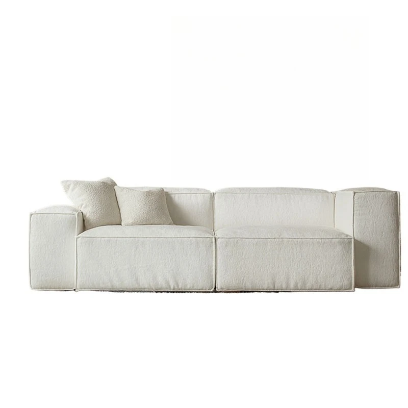 

Диван из скандинавской ткани из синели, комбинированный двусторонний модуль сидения для гостиной, двусторонний диван