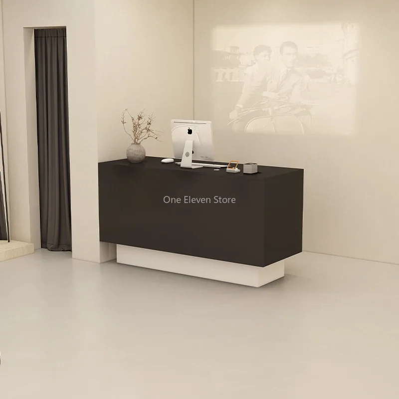 Beauty Center Reception Desk Luxury Luxurious Office Customer Modern Furniture Business Escritorio Simple Front Counter Spa