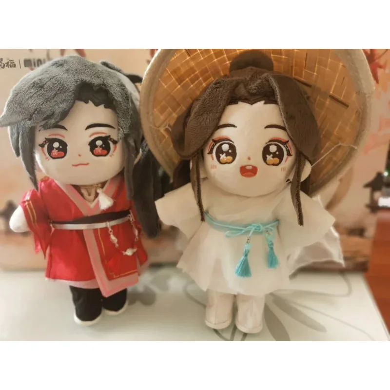 Anime Tian Guan Ci Fu Ufficiale Originale Xie N64KY8T3 Lian Hua Cheng Peluche Bambola 20 cm Postura In Piedi Bambole MDZS Regali di Halloween