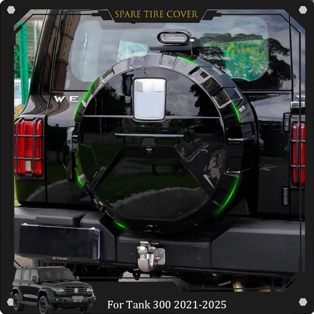 

For Tank 400 Hi4-T Full package tire protection cover, LED flow light, spare tire cover, off-road modification accessories