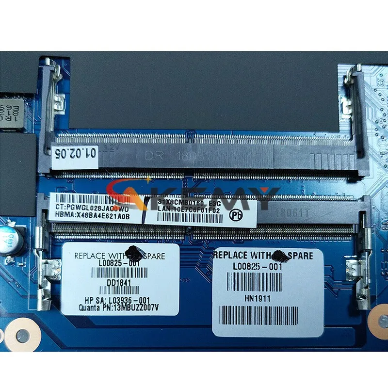 Imagem -05 - Samxinno Da0x8cmb6e0 Placa-mãe para Laptop hp Probook 450 g5 com 3865u i3 i5 i7 7ª Geração 8ª Geração Cpu V2gb Gpu