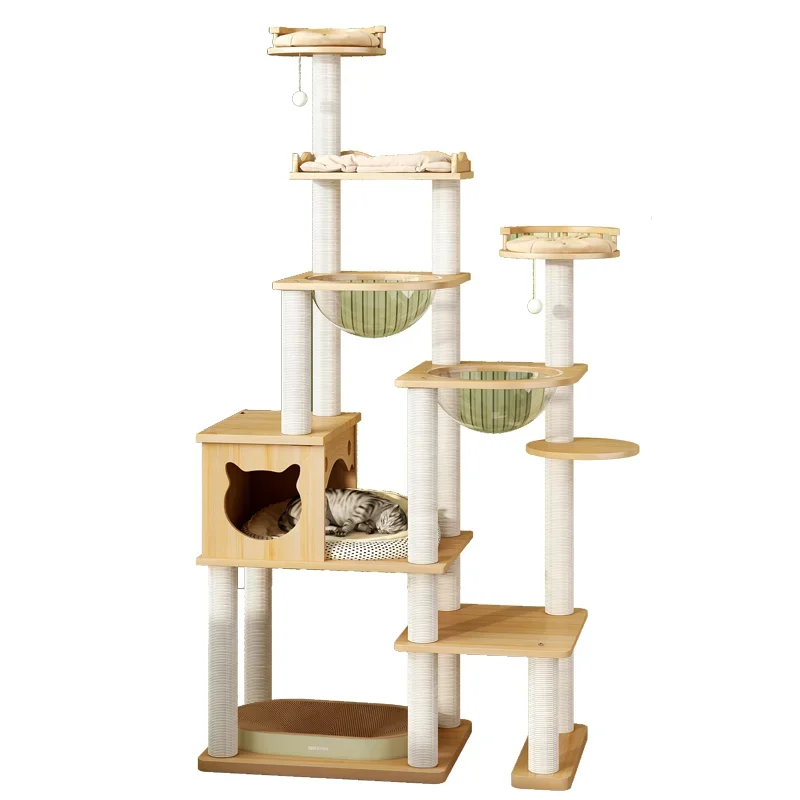 

Tower Tree Climbing Scratchers Pet House Sofa Wall Stuff Scratchers Habitats Shelf Couch Gimnasio Para Gato Cat Supplies