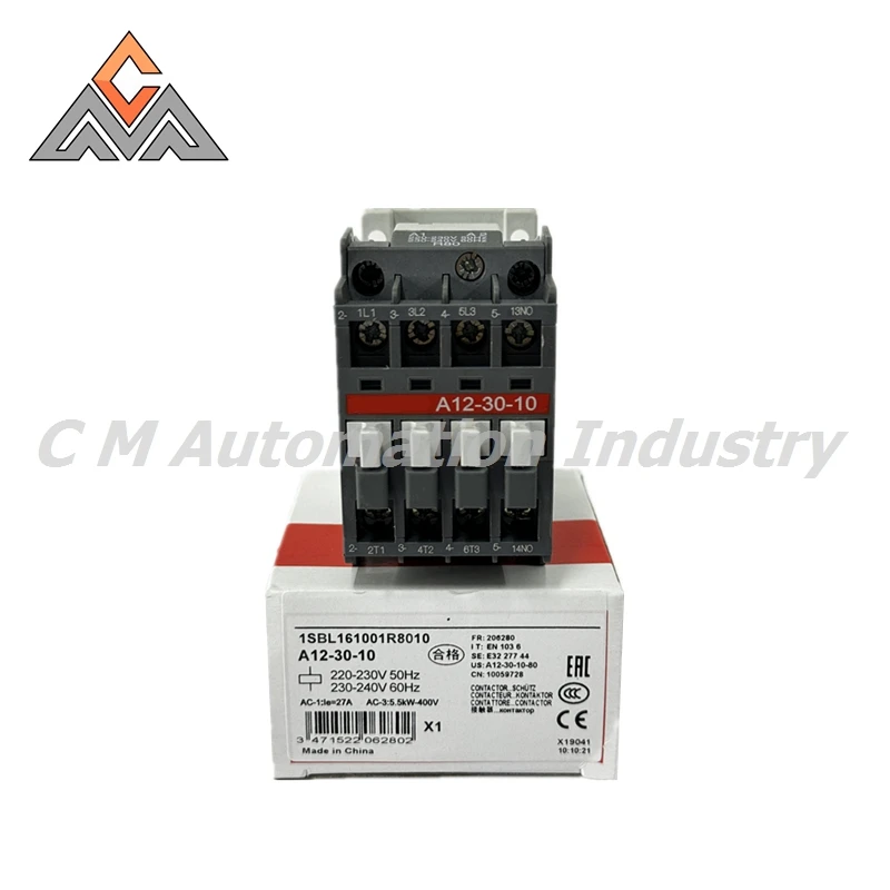 재고 ABB AC 접촉기 220V380V110V24V9A12A16A A9-30-10 A12-30-10 A16-30-10