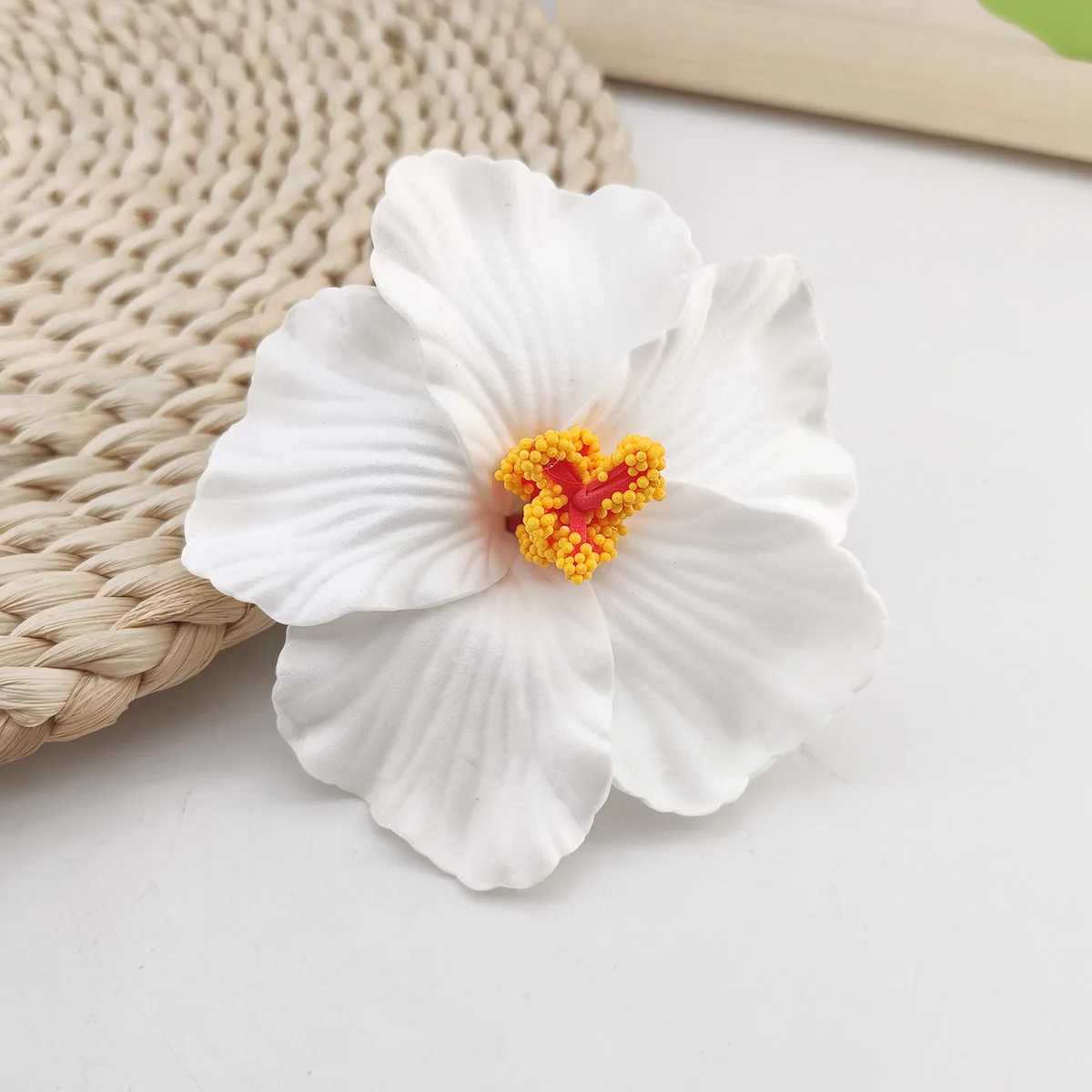 1/2/4/9 Stück Hawaiianische Blumen-Haarspangen für Frauen und Mädchen, romantische Bohemian-Blumen-Seitenpony-Clips, BB-Haarspangen, Haar-Accessoires – Detail 5