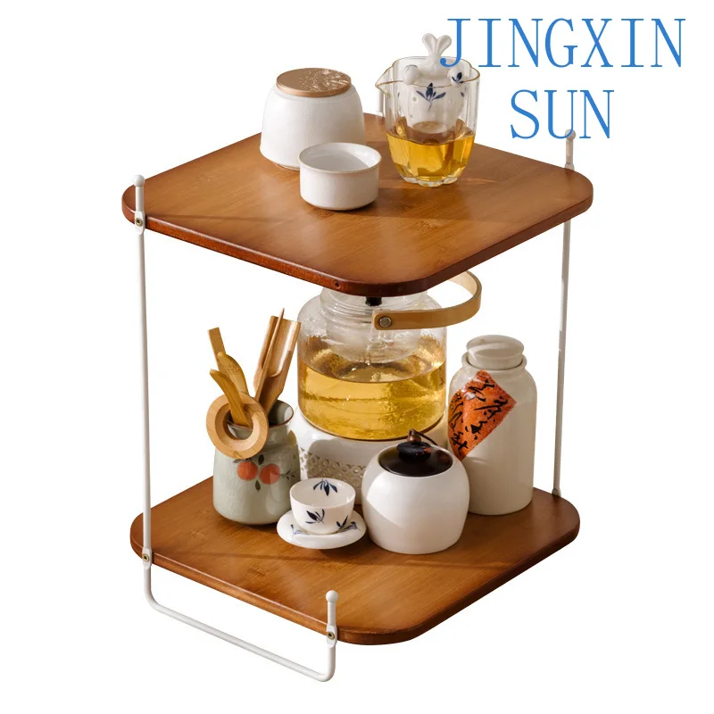 Corner cup holder Corner cup storage rack Bar counter Mug tea cup placement rack Corner retro water cup holder