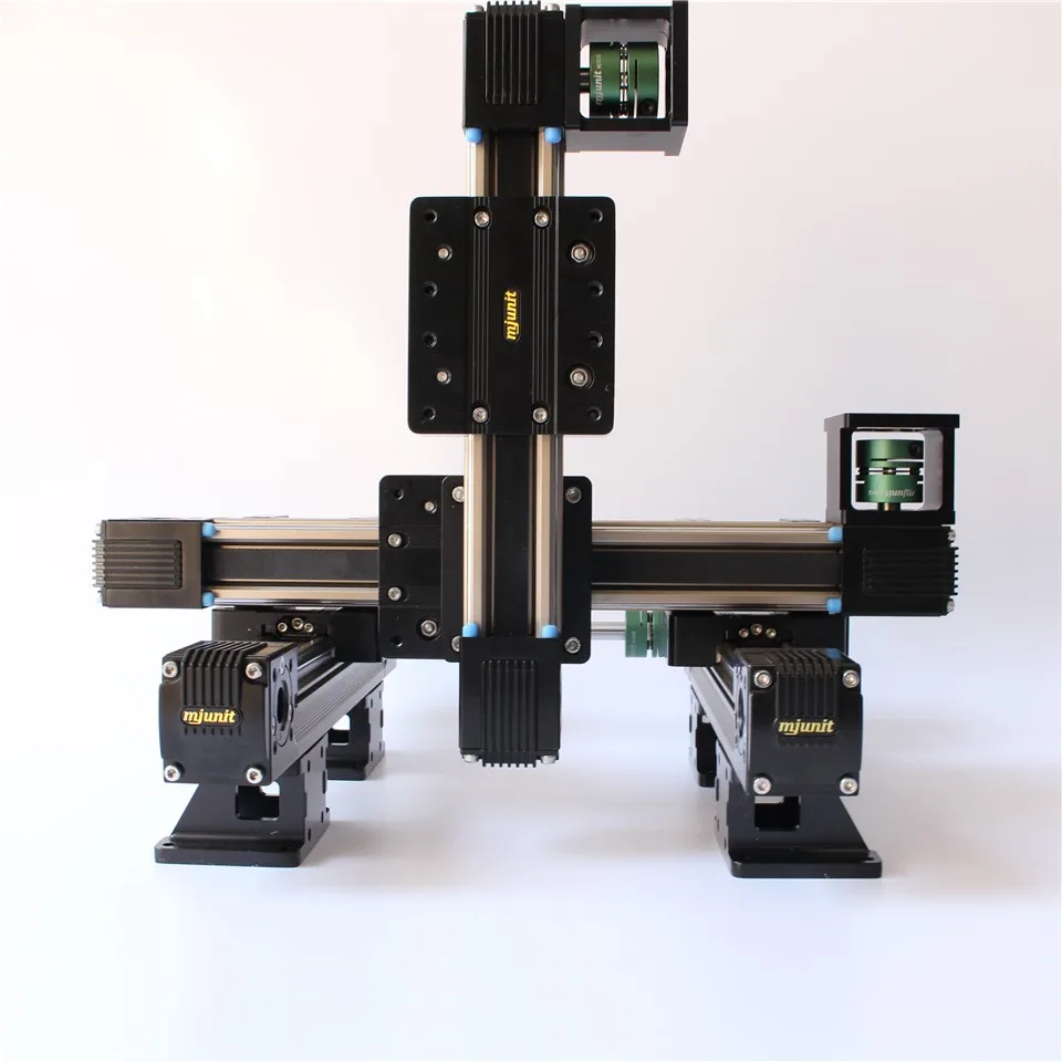 mjunit three-axis XYZ motion platform synchronous belt linear guide slide manipulator for full-automatic glue dispensing machine