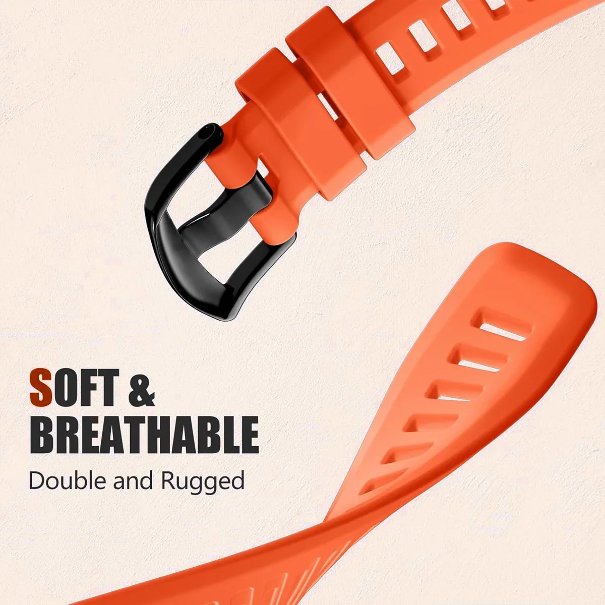 Silikonarmband für Garmin Instinct 3 Amoled 50 mm 45 mm, offizielles Ersatzarmband, Garmin Instinct 3 Solar 45 mm 50 mm Gürtel