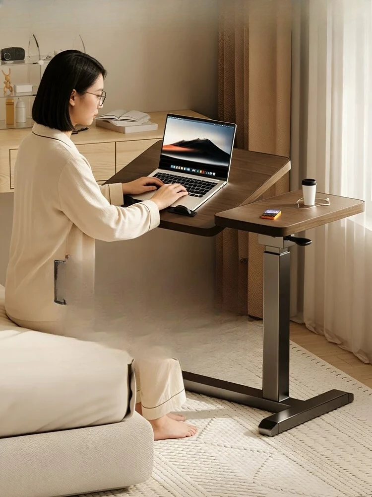 Bedside table removable lifting bedside computer table bedroom bedside study table writing  removable  household