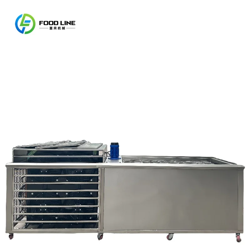 Customized Stainless Steel Solar Ice Block Making Machine Big Cubes with 5kg Storage Capacity Gear and Bearing Core Components