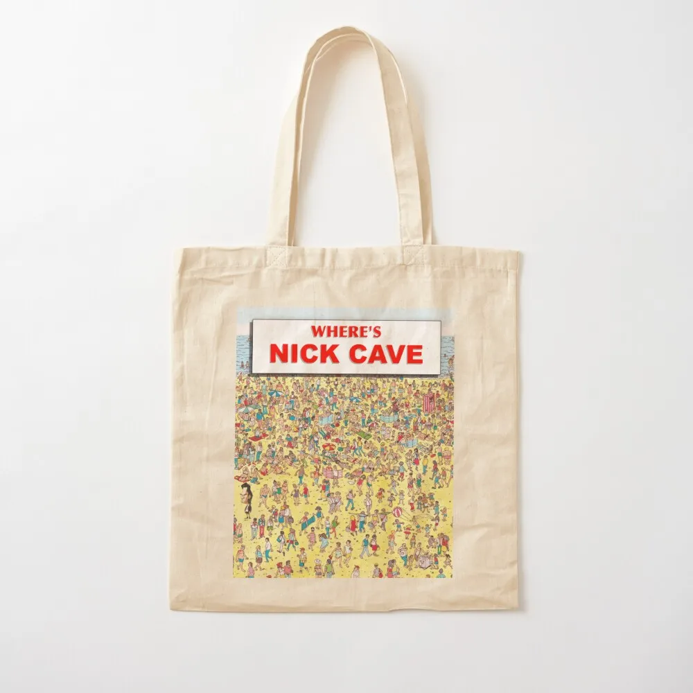Where's Nick Cave? Tote Bag Women bags cute tote bag custom fabric bag tote custom