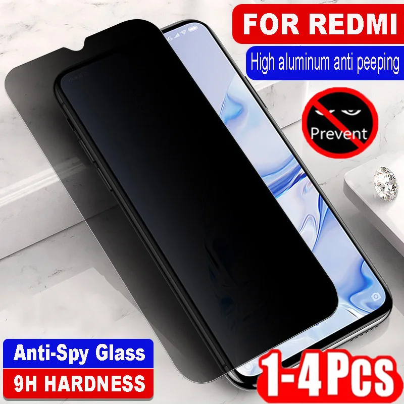 

1-4PCS Anti-spy Screen Protectors for Xiaomi Poco C3 C40 C50 C31 Redmi A1 10C 12C 9A 9C 9T 9i 8A 7 Privacy Tempered Glass Films