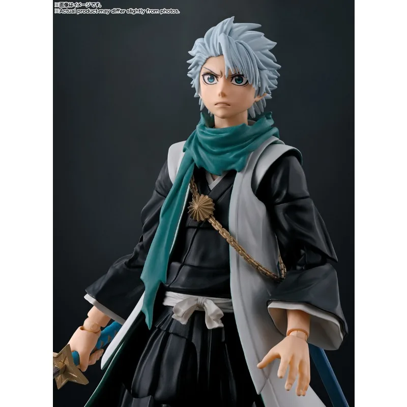 Bandai Original Genuine Anime Bleach Sennen Kessen Hen Hitsugaya Toushirou S.H.Figuarts 13.5cm Model Action Figure Toy Xmas Gift