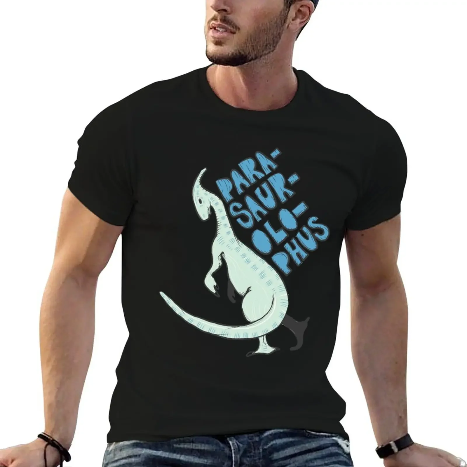 

Parasaurolophus T-Shirt anime figures for a boy mens vintage t shirts