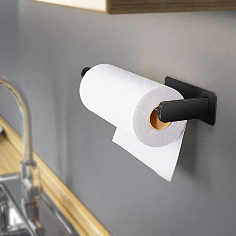 

Держатель для бумажных полотенец, большие рулоны из нержавеющей стали, вешалка для бумажных полотенец, длинный диспенсер для рулонов салфеток, вешалка для гостиной, ванной комнаты-AT64