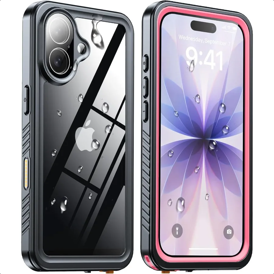 

ANTSHARE for iPhone 17 Case IP68 Waterproof Shockproof Case [Builtin Screen Protector] 12 FT Military Dropproof Full Body Heavy