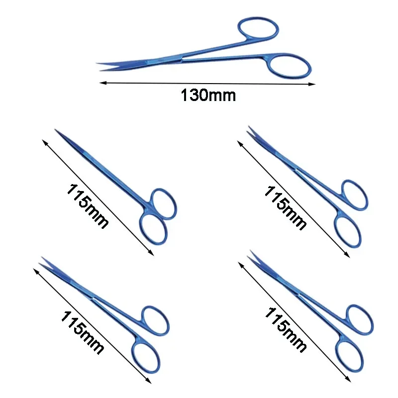 Ophthalmic Scissors Enucleaton Scissors Titanium Alloy Eye Surgical Tool Ophthalmic Instrument