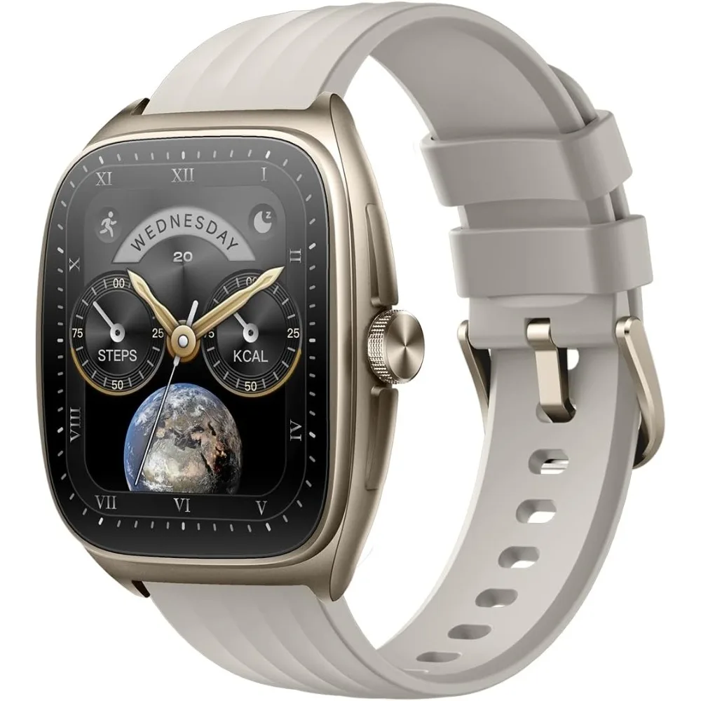 

Смарт-часы для женщин и мужчин, AMOLED-дисплей 1,85 дюйма и Bluetooth-вызов, спортивные часы 100+, водонепроницаемость HIP68 для Android/iOS