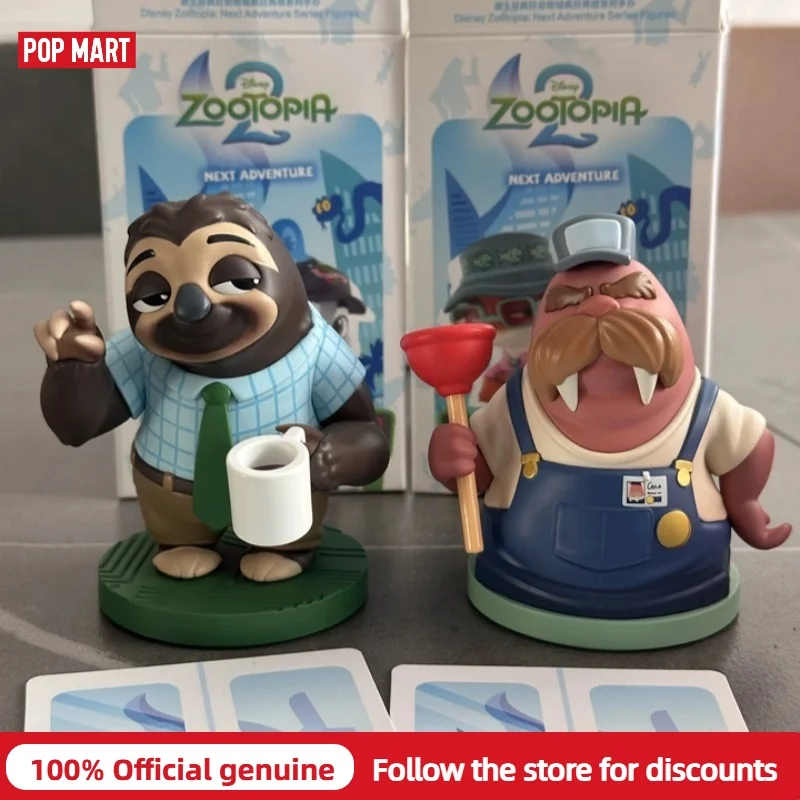 Genuine POPMART ZOOTOPIA Next Adventure Series Blind Box Kawaii
