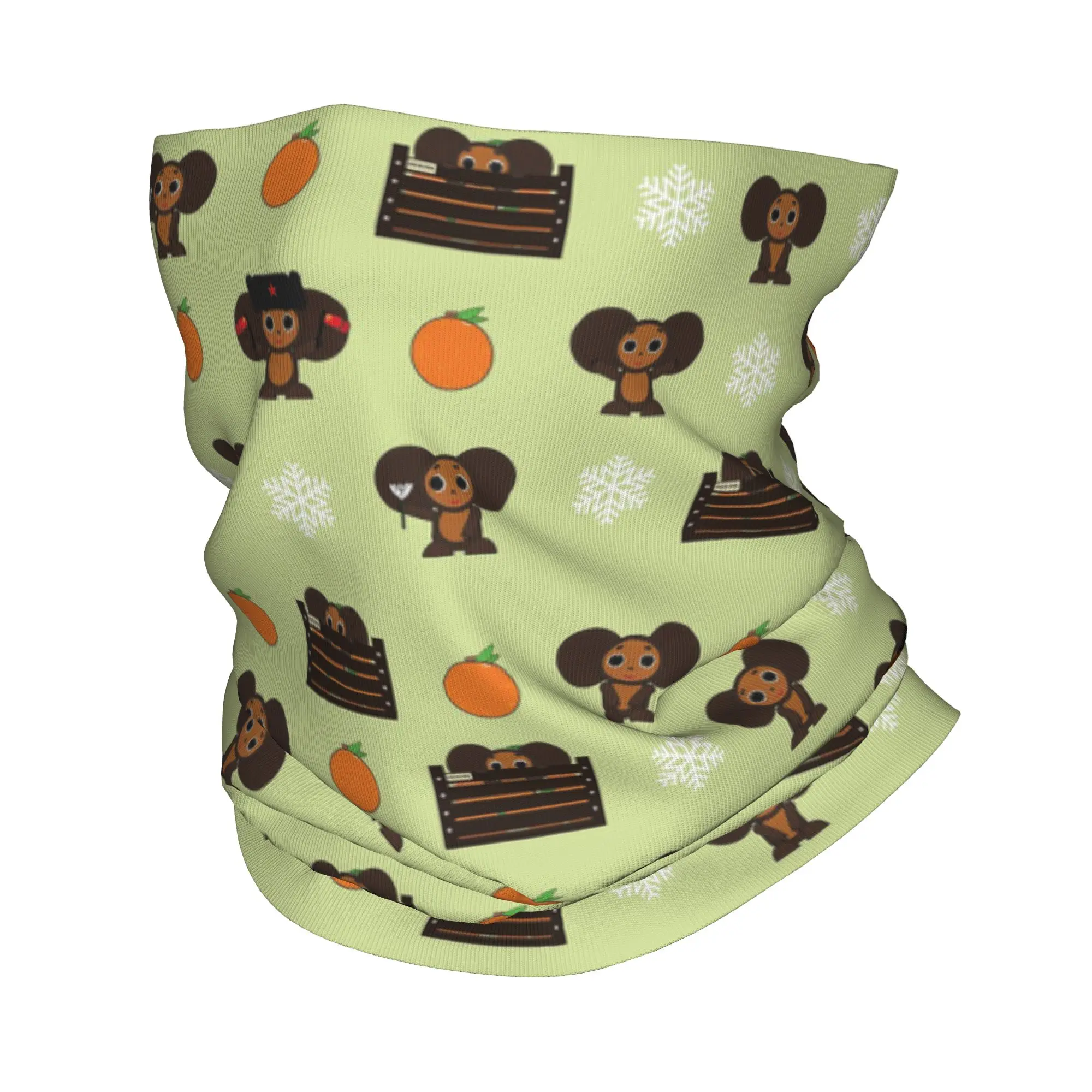 

Бандана-шарф с принтом Чебурашки и крокодила Гены, многофункциональный головной убор для мужчин и женщин, для езды на велосипеде