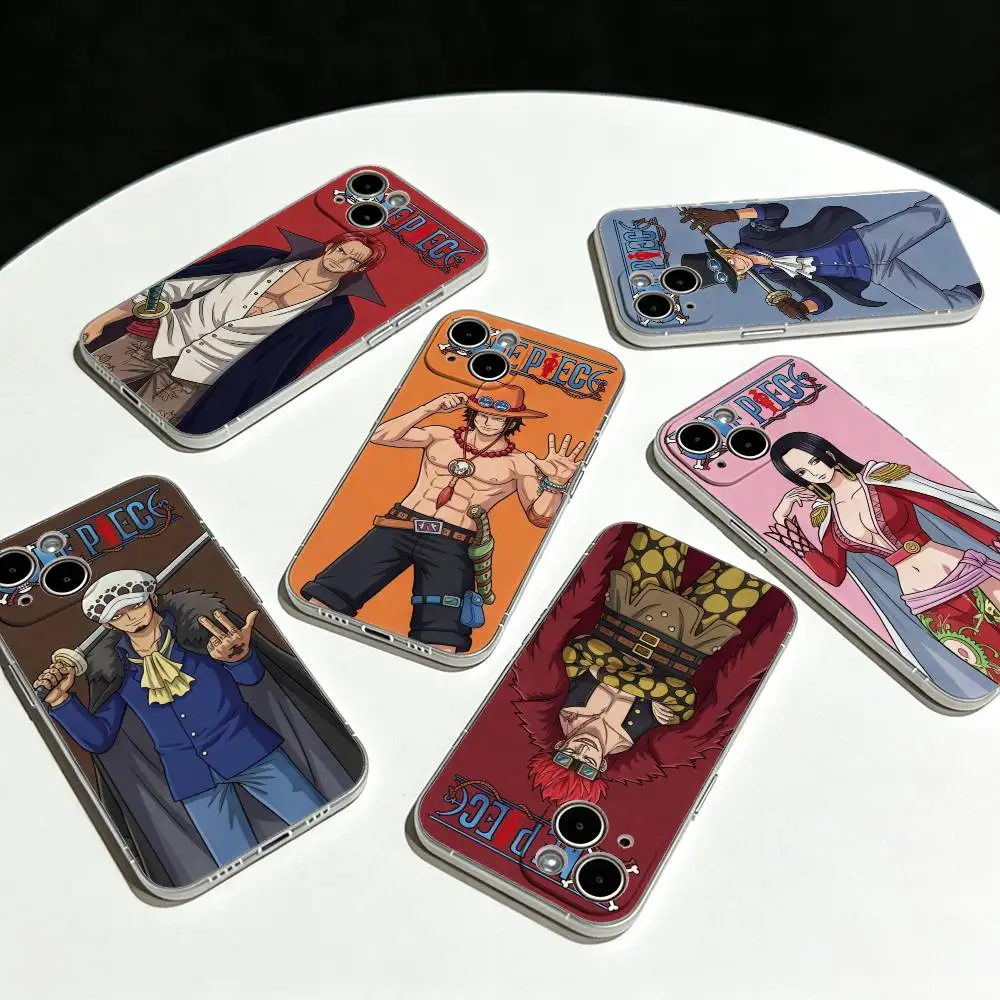 ANIME ONE PIECE LUFFY Ultra Clear TPU Case Slim Lightweight Cover For iPhone 17 16 15 14 13 12 11 Pro Max Plus Mini