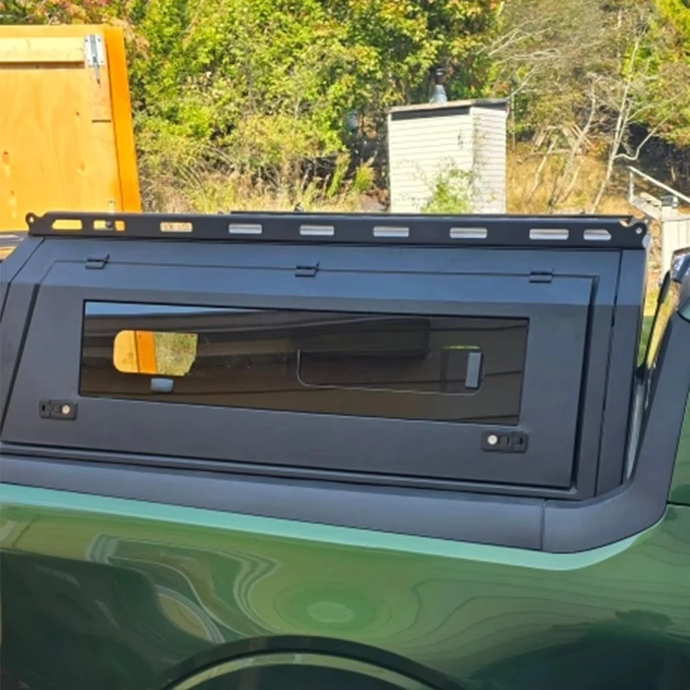 

4x4 Off-road Pickups Truck Camper Shell Aluminum Hard Cover Locking Canopy Topper Cap Slide Side Window For Ford Maverick