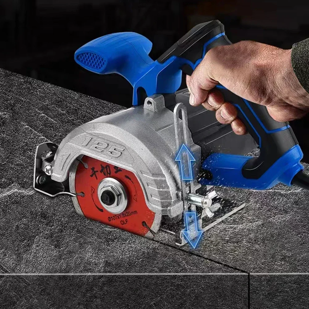 1900W Electric Cutting Machine Saw Cut Off Machine 220v Electric Power Tools 13000rpm 0-45° Adjustable Angle Tile Metal Cutter