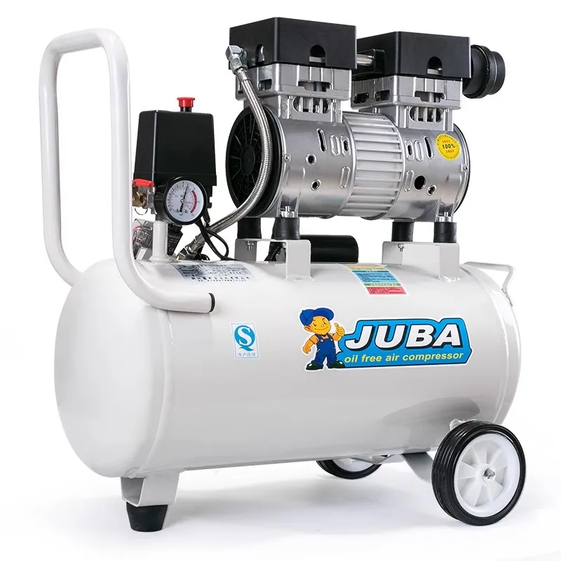 30L Silent Air Compressor 110V Quiet Oil-Free Portable Air Pump For Home Repair Tire Inflation Compressor