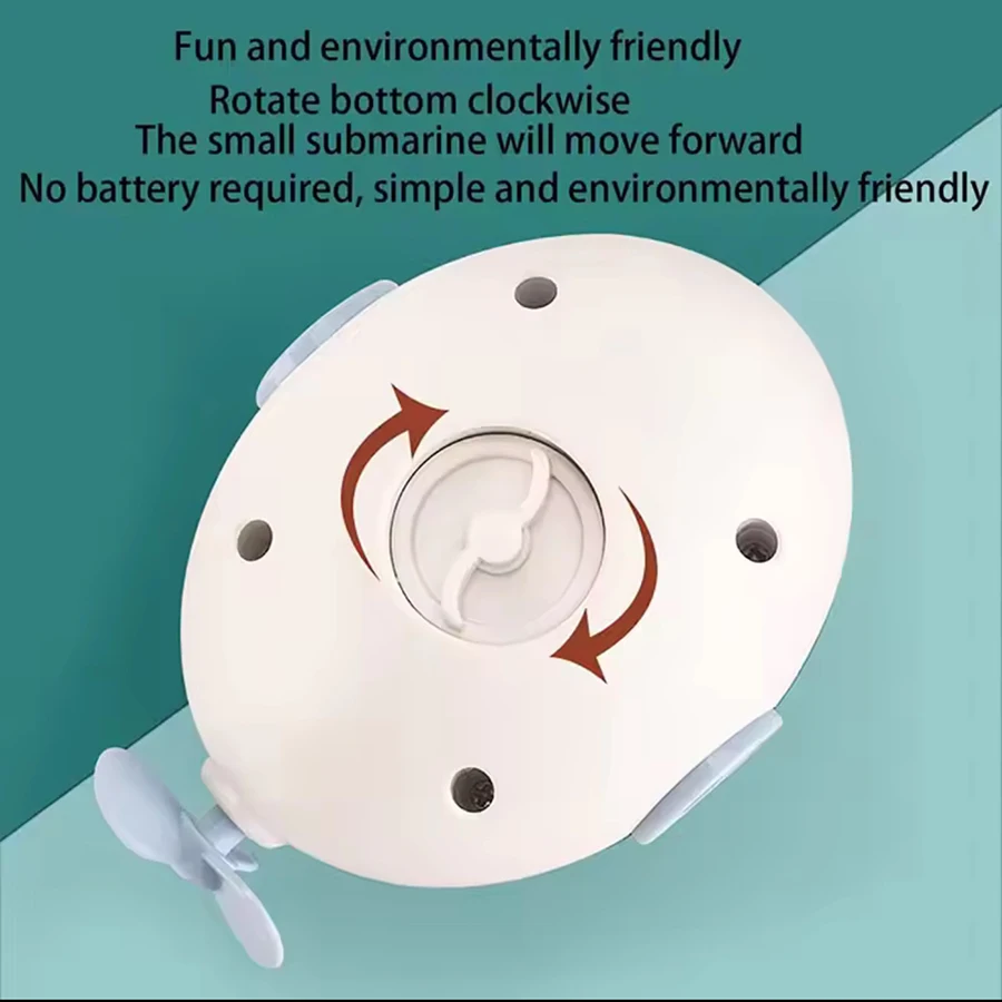 1pcs-욕조 수영 장난감, 어린이 목욕 장난감 플로팅 잠수함, 유아 소년 소녀를위한 욕조 욕실 풀 비치 장난감 세트