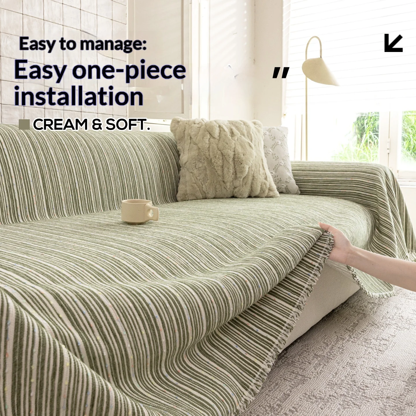 Solid Color Sofa Towel Chenille Four Seasons Universal Sofa Cover All-inclusive Universal Simple Sofa Blanket