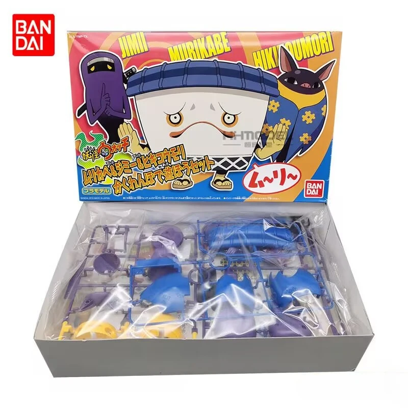 

Bandai Yo-kai Watch Murikabe Jimii Hikikoumori Kit Quick Series Сборка Фигурки Коллекционные украшения Фигурка Модель игрушки