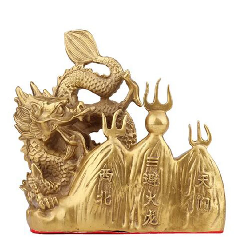 

Brass Fire Avoiding Dragon Kitchen in the Northwest Corner: Qian Gua Burning Heavenly Gate Resolving Dry Position Decoration