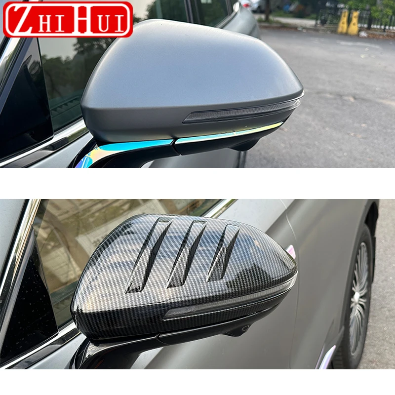 

For CHERY Tiggo 9 Tiggo 8L 2024 2025 Car Rear View Mirror Cover Horn Rearview Mirror Protective Shell Anti-collision Accessories
