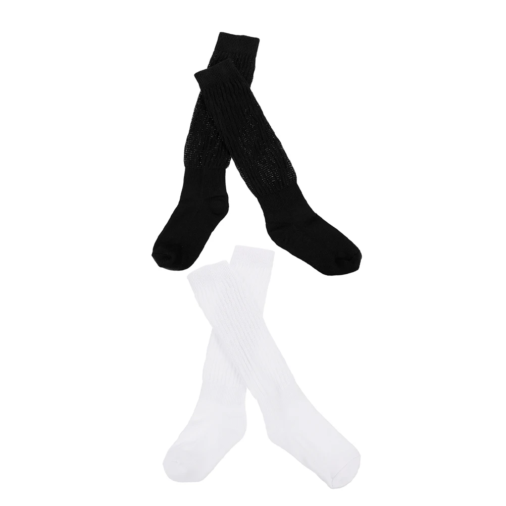 

Loose Cotton Socks 2 Pairs Keep Warm Fall Thickened Women Girls Long Tube Soft Comfortable Moisture Wicking Winter