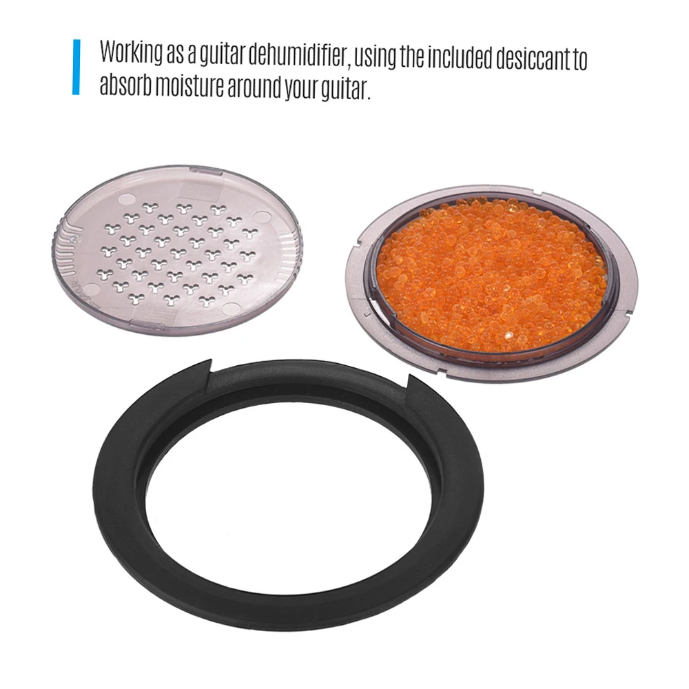 VERTECHnk SM-20 3-in-1 Acoustic Guitar Sound Hole Cover Humidifier Moisture Reservoir Dehumidifier for Guitar Sound Hole