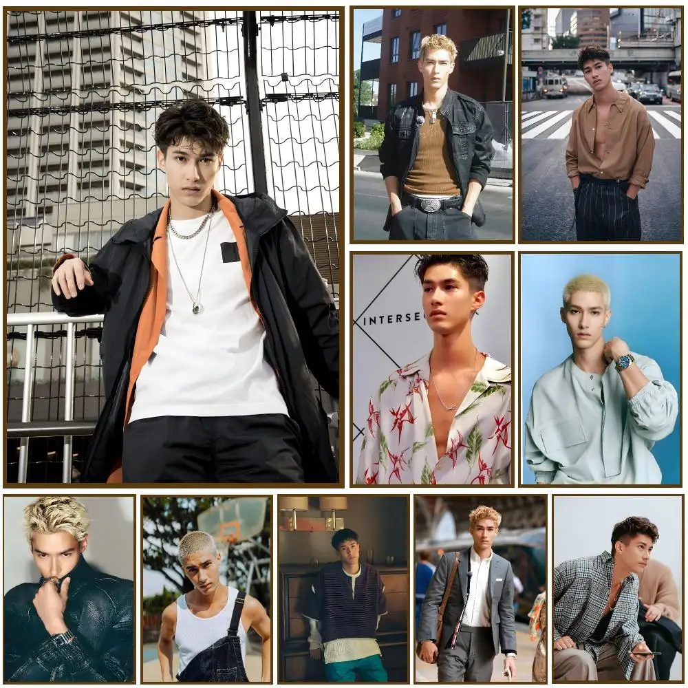 Mika Hashizume Singer Fashion Portrait Poster Self-adhesive Living Room Bedroom Party Bar Decor Moisture-proof Fade-resistant HD