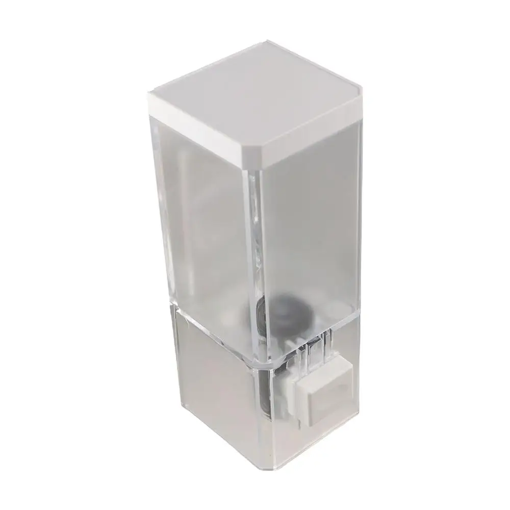 

Plastic 250ml Soap Dispenser Transparent Manual Liquid Soap Container Wall Mounted Large Capacity Shampoo Container Hotel