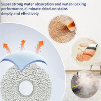 A07R 6PCS Washable Mop Cloth For Xiaomi Mijia M30 Pro / C107 Robot Vacuum Cleaner Mop Rag Parts