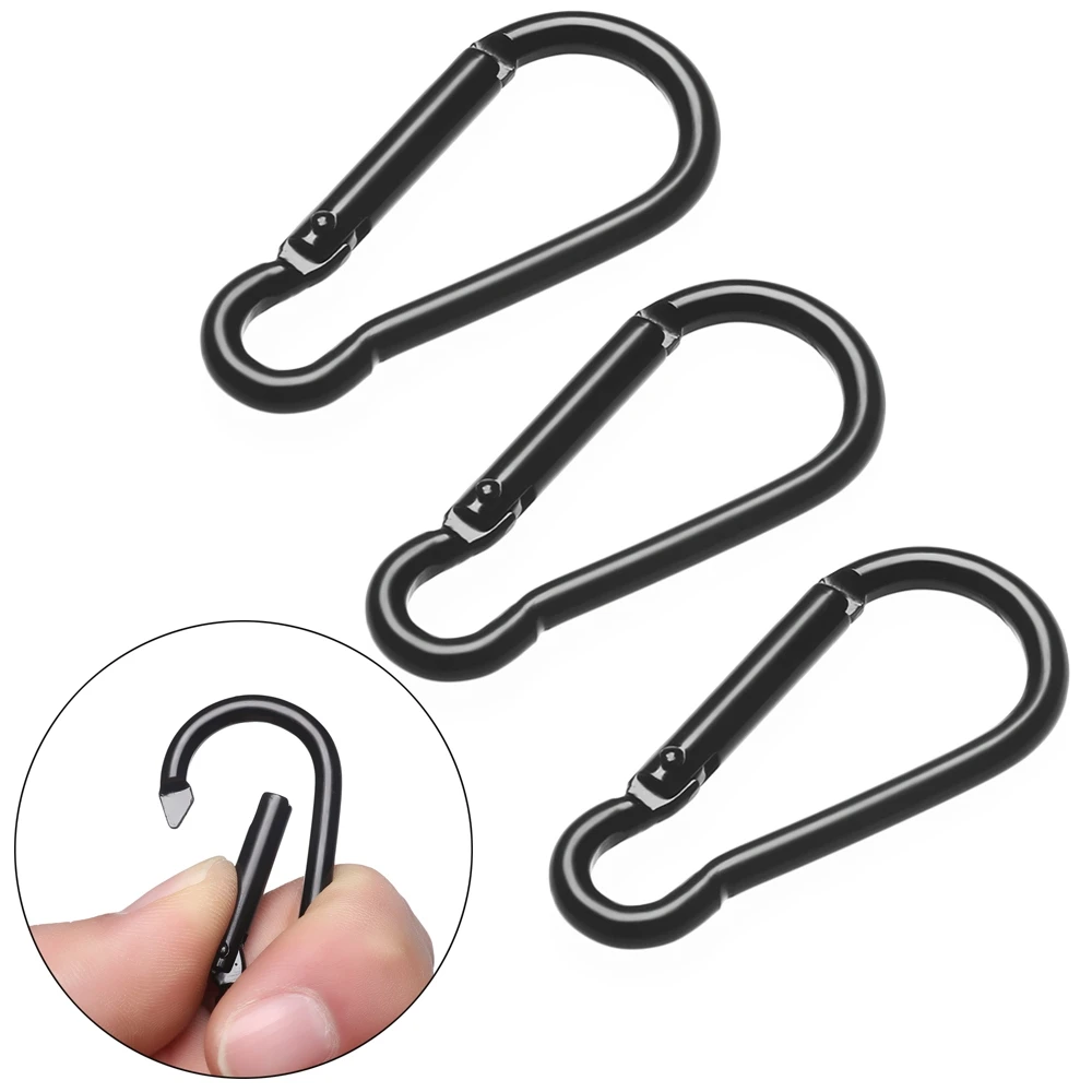 3/6/9pcs Quickdraws Packback Buckles Outdoor Snap Clip Keychain Water Bottle Hooks D Carabiner