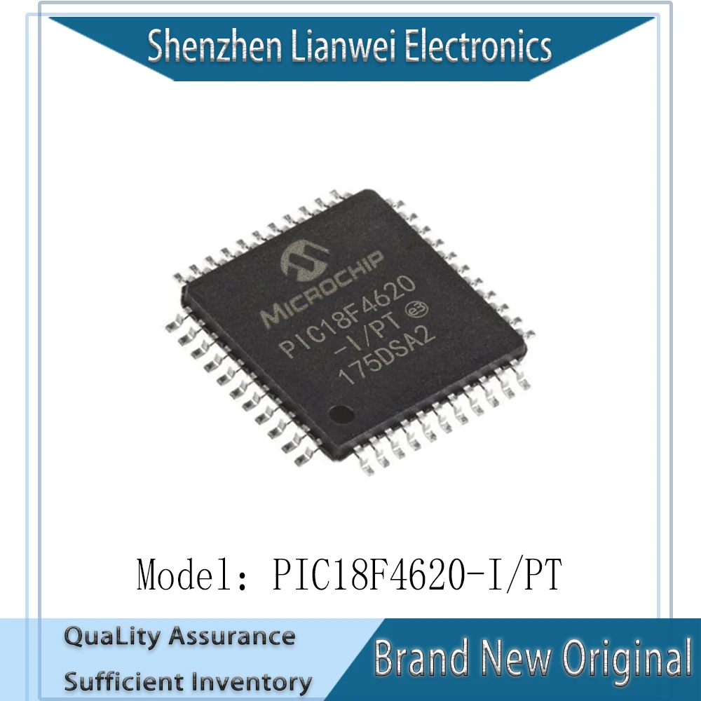 

100% New Original PIC18F4620-I/PT PIC18F4620 IC MCU Chipset TQFP-44
